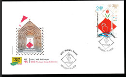 KK-805 Northern Cyprus National Stamp Exhibition F.D.C. - Lettres & Documents