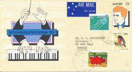 Australia Uprated Aerogramme Sent To Denmark 2-3-1983 - Aérogrammes