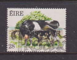 IRELAND  -  1987  Cattle  28p  Used As Scan - Gebruikt