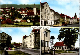 45491 - Niederösterreich - Gmünd , Hauptplatz , Schremserstrasse , Zollhäuser - Gelaufen 1963 - Gmünd