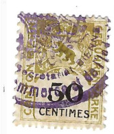 50 Centimes."Gebührenmarke".Canton De Berne. - Steuermarken