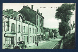 54. Environs De Longwy. Réhon. La Rue De Longwy. Café, Bières De Longwy - Longwy