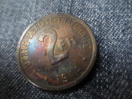 FRANCE 2 FRANCS FRANCE  1944 - Algerije