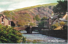 THE BRIDGE, BEDDGELERT, GWYNEDD, WALES. Circa 1960 USED POSTCARD   Jo8 - Gwynedd