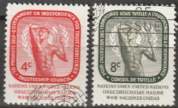 UNO New York 1959 Mi-Nr.80 - 81 O Gestempelt Tag Der UNO ( 4256) Günstiger Versand - Used Stamps