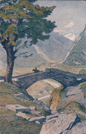 Moos Illustrateur, Armée Suisse,Ponte Nel Ticino Settentrionale, Carte Pro Juventute, Litho (6437) - Moos, Carl