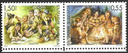 Bulgaria Bulgarie 2007 Europa Cept Michel 4794-95 From Booklet Ex Carnet ** MNH Neuf Postfrisch - 2007