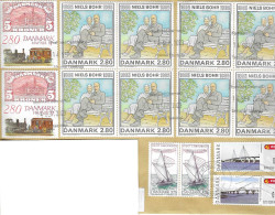 Danemark, Hafnia 87 (x 2), Niels Bohr (x 8), Ponts Et Bateaux / Boats.... (sur Lettre /used On Letter 2023) - Covers & Documents