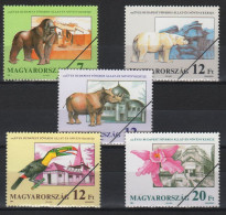 Specimen SALE - Hungary 1991. Animals / Zoo Of Budapest Set Michel: 4136-4140 - Other & Unclassified