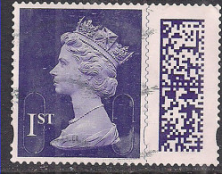 GB 2022 QE2 1st Purple Barcode Machin SG V4507 MFIL Used ( K318 ) - Non Classés