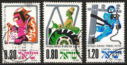 Israel 1975 - Mi 626/28 - YT 563/65 ( Safety At Work ) - Gebraucht (ohne Tabs)