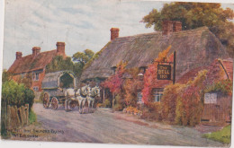 Evesham; The Bell Inn (Horse Carriage) - Circulated. (J. Salmon) - Evesham