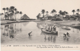 THE PYRAMIDES VIEW OF THE VILLAGE OF KAFR EL HARAM - Pyramiden