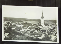 DR:  AK Von HORN -Niederdonau -Stadtansicht Mit Kirche - FELDPOST Vom 01.10.42 Mit Viol. Briefstempel Abt. 11 - Horn