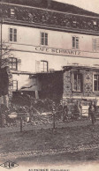 ALTKIRCH (Haut-Rhin) - Café Schwartz - Ruines Guerre 1914-18 - Voyagé 1919 (2 Scans) Germaine Gay à Montaigu Jura 39 - Altkirch