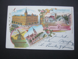 Berlin, Rixdorf, Windmühle, Schöne Karte Um 1903 - Rixdorf