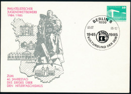 RDA - Entier Postal Privé / DDR - Ganzsachen Mi.Nr. PP 18 - C1/005 SSt Berlin 5-7-1985 - Cartes Postales Privées - Oblitérées