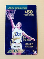 Mint USA UNITED STATES America ACMI Prepaid Telecard Phonecard, Larry Bird Series $50 Card (200EX), Set Of 1 Mint Card - Sammlungen