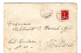 VATICAN   LETTRE  POUR MILAN  1938 - Briefe U. Dokumente
