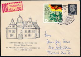 RDA - Entier Postal Privé / DDR - Umschlage Mi.Nr. PU 14 - D2/007a SSt Wildau 21-10-1979 Einschreiben Nach Frankreich - Covers - Used