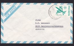 Argentina: Airmail Cover To Germany, 1971, 1 Stamp, Airplane Symbol (traces Of Use) - Brieven En Documenten