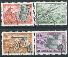 YUGOSLAVIA 1981 Partisan Weapons Used.  Michel 1873-76 - Used Stamps