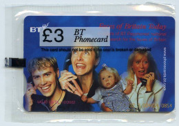 BT PHONECARD : FACES OF BRITAIN TODAY : £3 - BT Promozionali