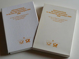 DDR 1990 JAHRESSAMMLUNG Mit Allen Marken Mit Ersttags-Sonderstempel Jahrbuch/year Book - Collezioni Annuali