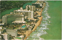 Fabulous Miami Beach Looking North - & Hotel, Air View - Miami Beach
