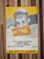 Pochette Ancienne Pour Photo & Négatif - Publicité KODAK KODAKS  Bebe - Photo Azur - Beaulieu Sur Mer - Supplies And Equipment