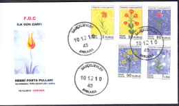 R-110 TURKIYE 2010 OFFICIAL POSTAGE STAMPS F.D.C. - Brieven En Documenten