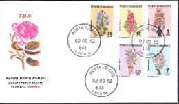 R-111 TURKIYE 2012 OFFICIAL POSTAGE STAMPS F.D.C. - Briefe U. Dokumente