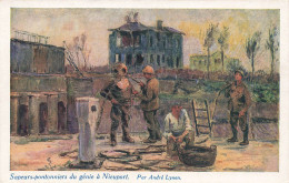 ILLUSTRATEURS - Signés - André Lynen - Sapeurs-pontonniers Du Génie à Nieuport - Colorisé - Carte Postale Ancienne - Lynen, Amédée-Ernest