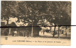 CPA  .RHONE. D69. LYON . CALUIRE. La Place Et Les Joueurs De Boules . - Caluire Et Cuire