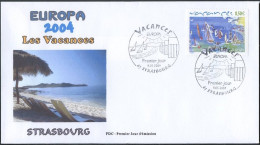 Europa CEPT 2004 France - Frankreich FDC3 Y&T N°3668 - Michel N°3812 - 0,50€ EUROPA - 2004