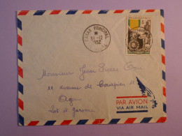 DE6 AOF  BELLE LETTRE  1952 DAKAR   A  AGEN FRANCE  +N°46  +AFFR. INTERESSANT+++ - Lettres & Documents