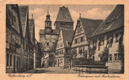 ALLEMAGNE - Rothenburg - Rödergasse Mit Markusturm  -  Carte Postale Ancienne - Rothenburg (Rózbork)