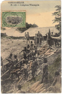 Congo Belge - Stanleyville - Indigènes Wasongola - Carte Postale Pour Alger (Algérie) - Juillet 1914 - Briefe U. Dokumente