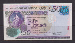 NORTHERN IRELAND - 2013 Bank Of Ireland  50 Pounds XF - 50 Pounds