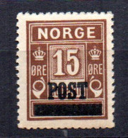 Sello  Nº 135   Noruega - Neufs