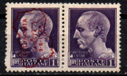 1945 - Italia - Emissioni Locali - Aosta 1 Lira Soprastampata    ------- - Nationales Befreiungskomitee