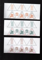 Monaco Lot De 5 Bandes (neufs) De Timbres Taxe 2f  3f  4f  5f Ert 2/3f  Total 20   Timbres  (PPP45463) - Impuesto