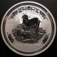 Australia - 2 Dollari 2003 - Anno Della Capra - KM# 679 - Silver Bullions