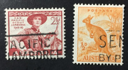 1948 - Australia - Pan Pacifica Boy Scout - Red Kangaroo - Used - Usados