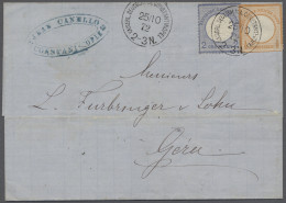 Brf. Deutsche Post In Der Türkei - Vorläufer: 1872, 25.10., 1/2 Gr. (zwei Seiten Sche - Deutsche Post In Der Türkei