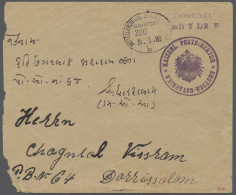 Brf. Deutsch-Ostafrika - Besonderheiten: 1916, 31.3. (große "16"), Barfrankatur-Brief - German East Africa
