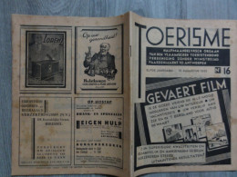 Toerisme  *  (tijdschrift N° 16 - Aug. 1932)  Volksklederdracht - Oostduinkerke - Temse - Genk - Publiciteit Gevaert - Tourisme