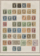 */o France: 1849-1956 (ca.), Ungebrauchte Und Gestempelte Sammlung In Einem Selbstge - Collections