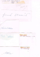 JEUX OLYMPIQUES - AUTOGRAPHES DE MEDAILLES OLYMPIQUES - CONCURRENTS DE TCHECOSLOVAQUIE - - Handtekening