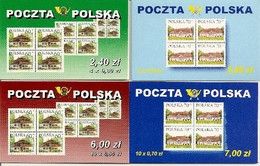 POLAND / POLEN, 1999, Booklet 39/42,  4x60, 4x70, 10x60, 10x70 - Cuadernillos